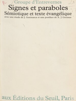 cover image of Signes et Paraboles